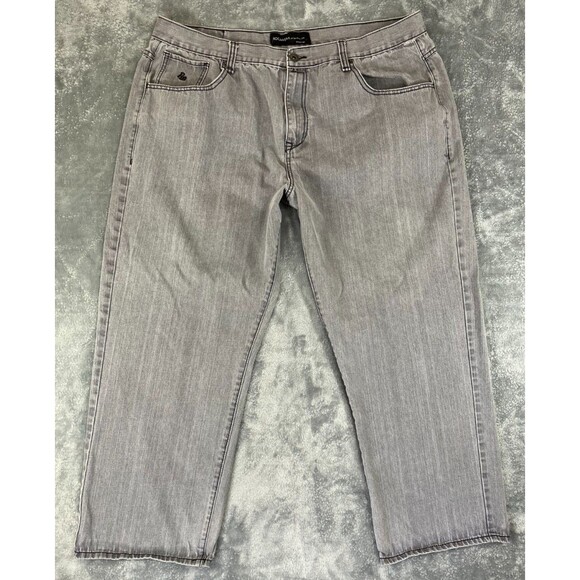 Rocawear Men's Jeans Size 48 Wide Leg Grey Straight Measured 44x30 - Picture 1 of 12